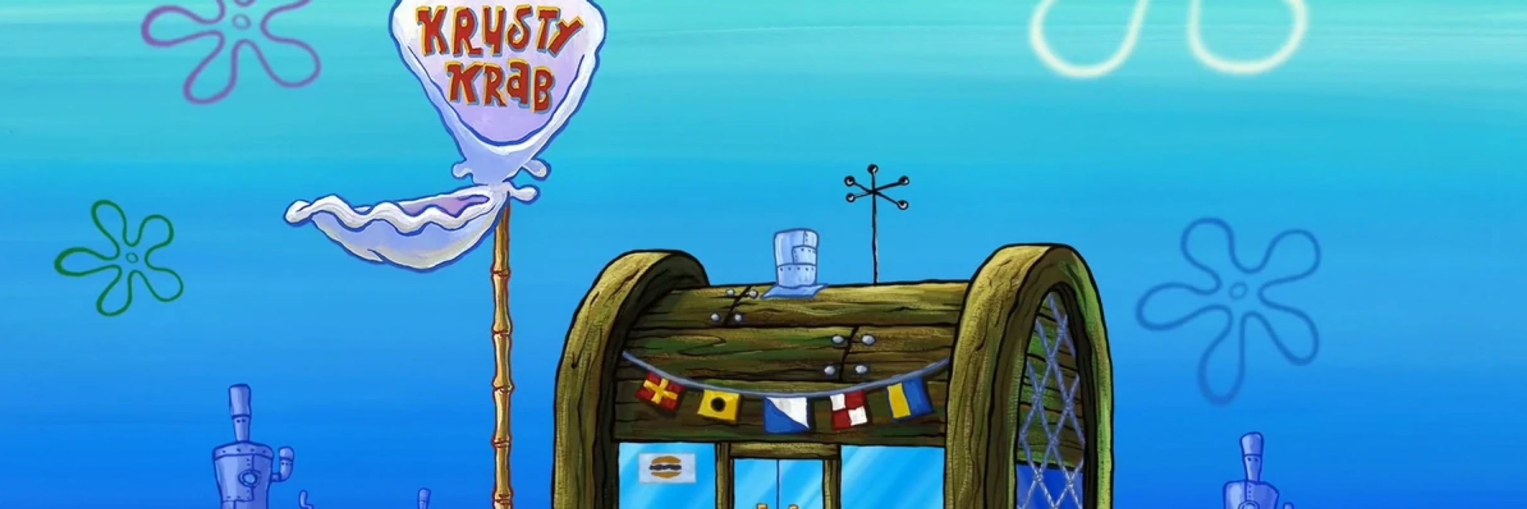 Some Pinhead Larry at the Krusty Krab