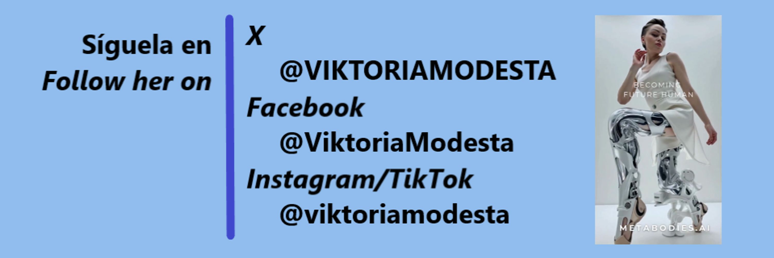 Viktoria Modesta España (Fan Account)