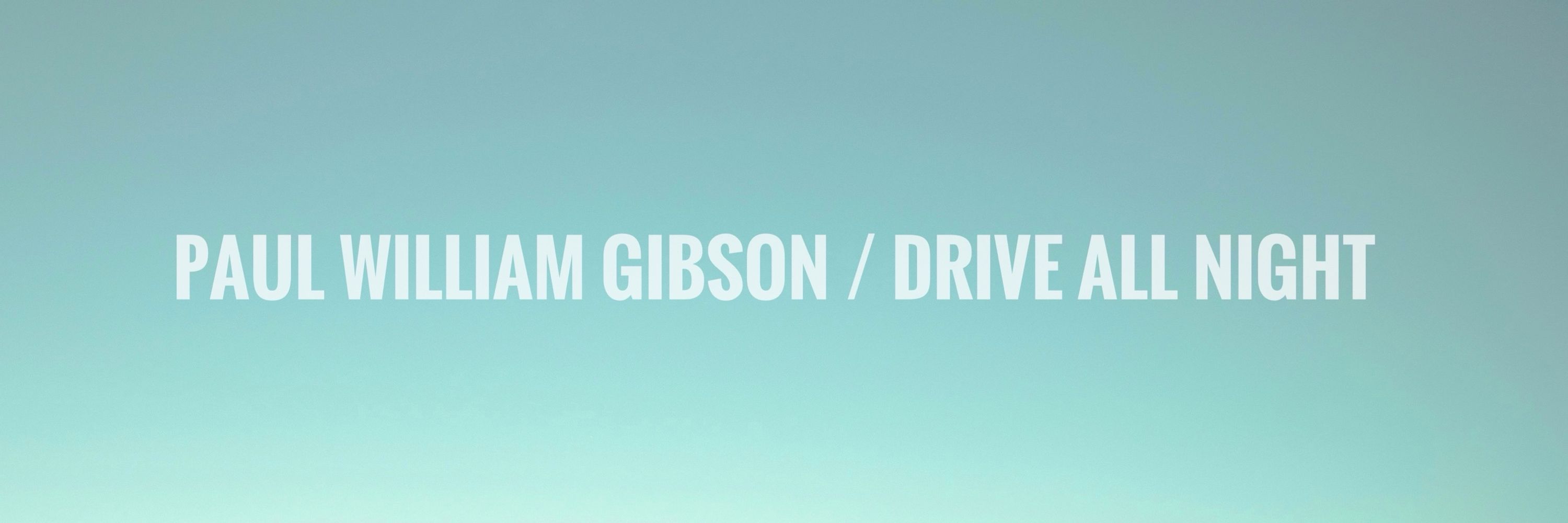 Paul William Gibson