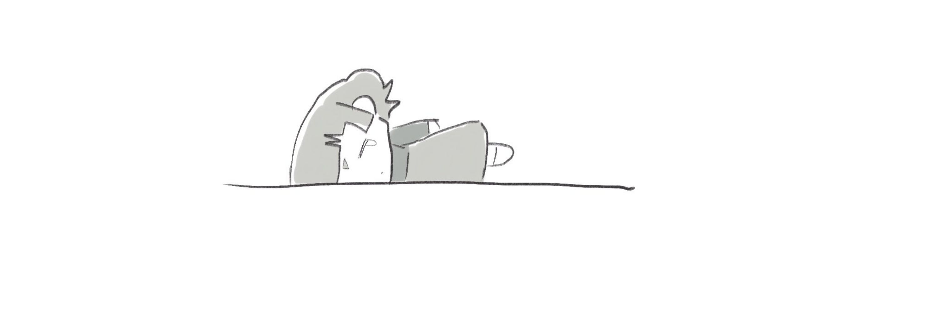 猫を吸う人