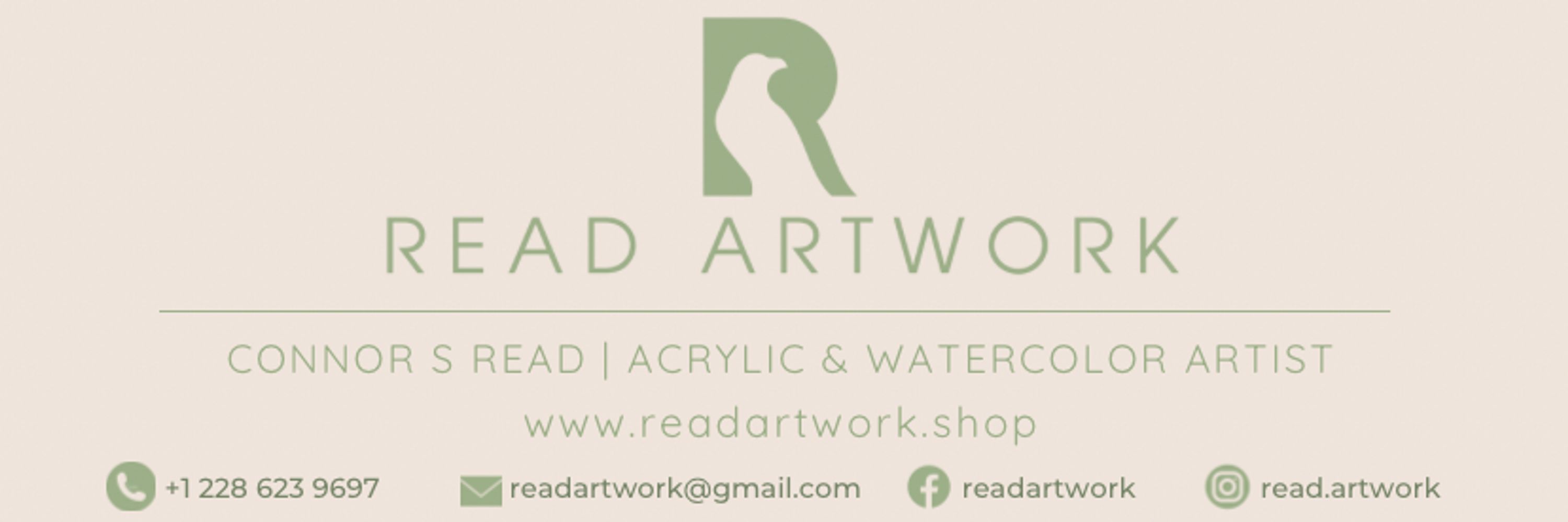 connor s read | acrylic & watercolor artist