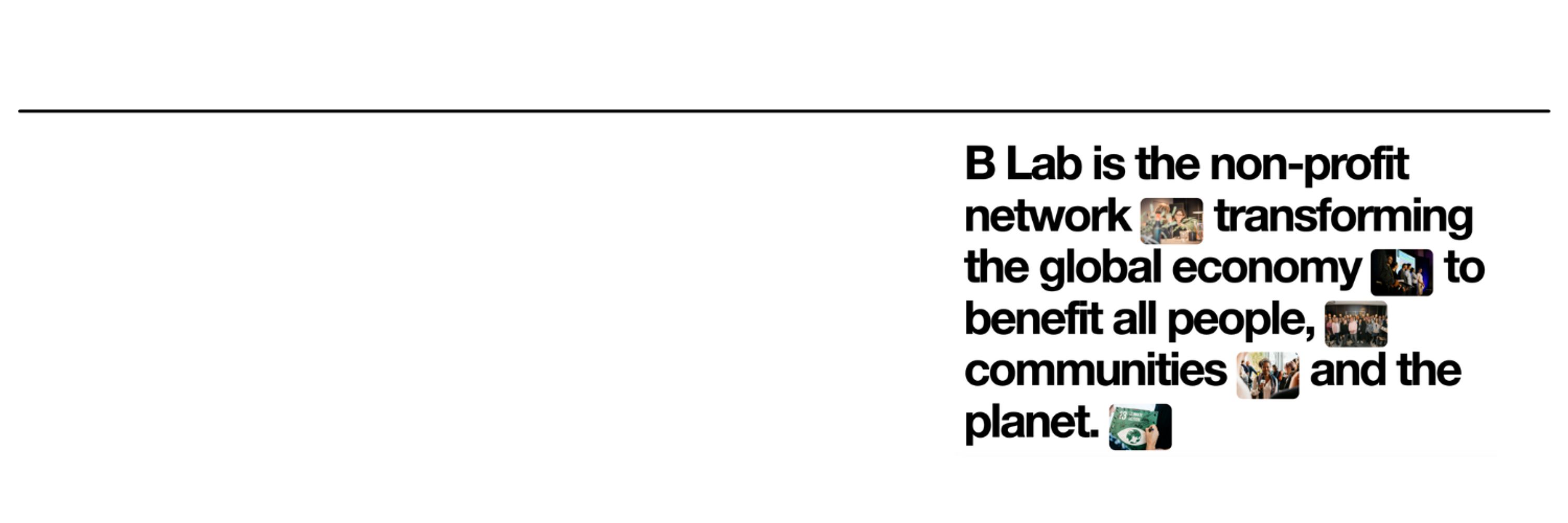 B Lab UK