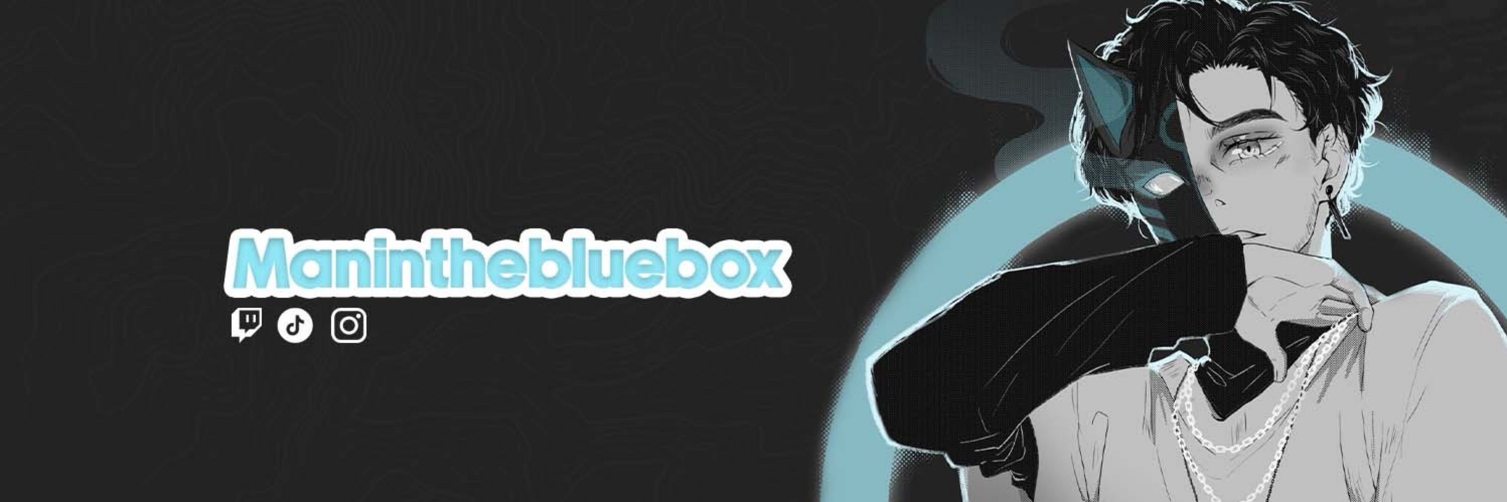 Maninthebluebox
