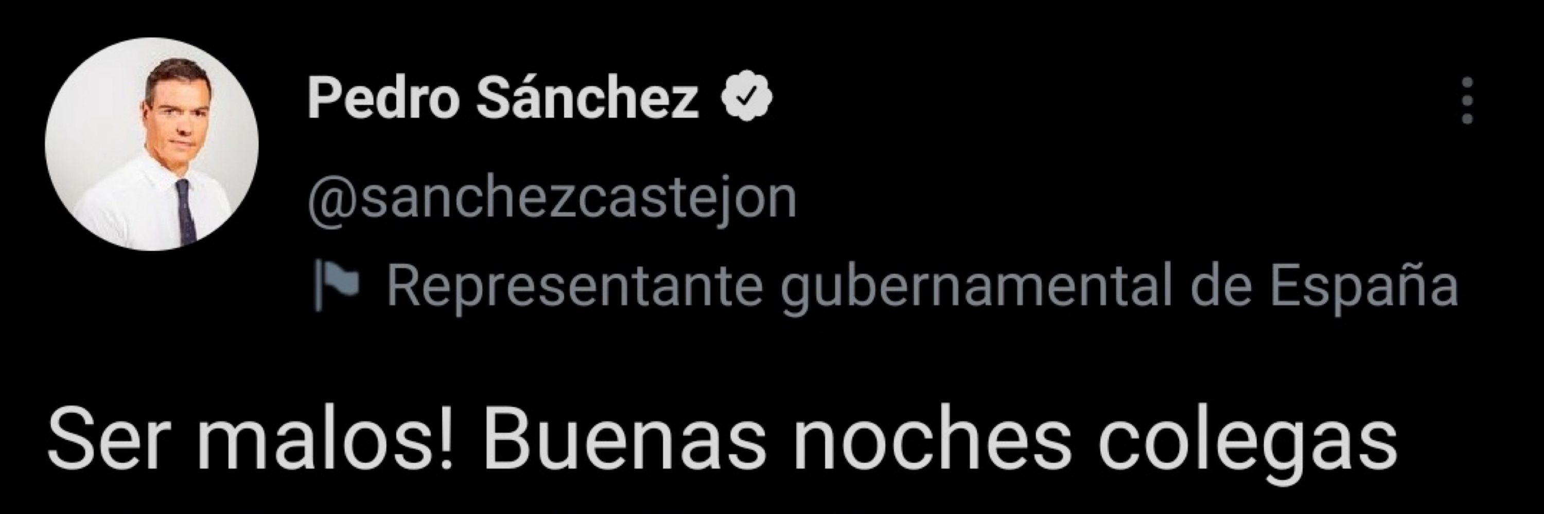 Tweets Pedro Sánchez
