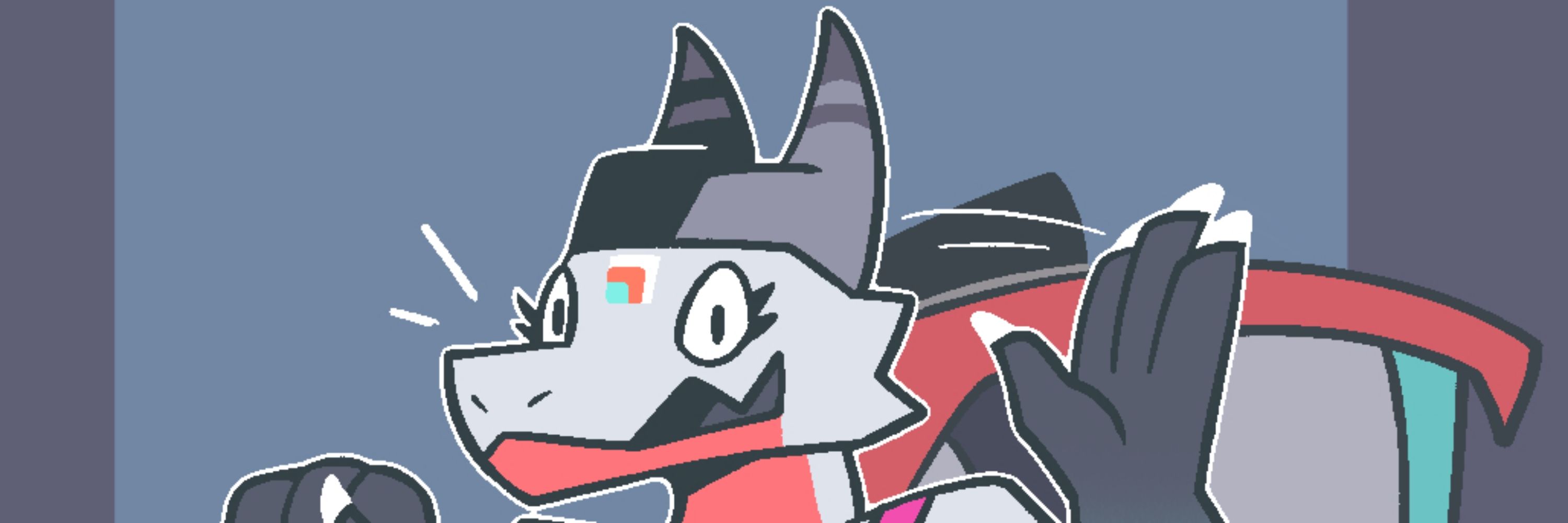 polygonal dragon girl 🔲 🐉