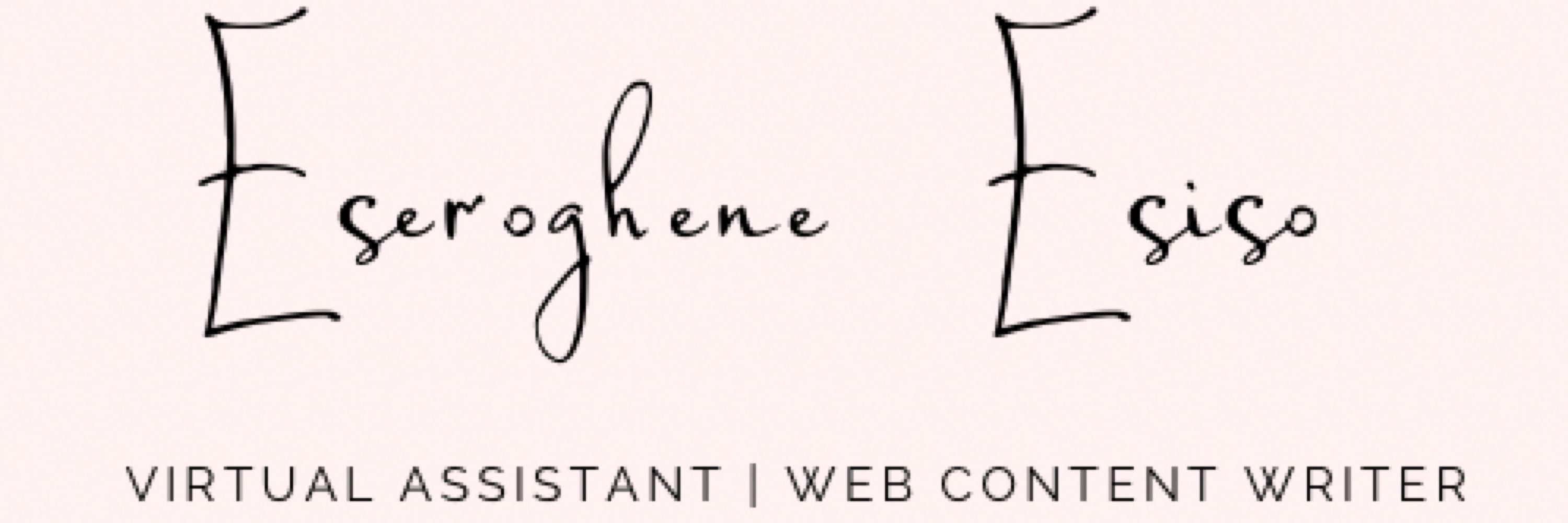 E | Virtual Assistant | Content Writer