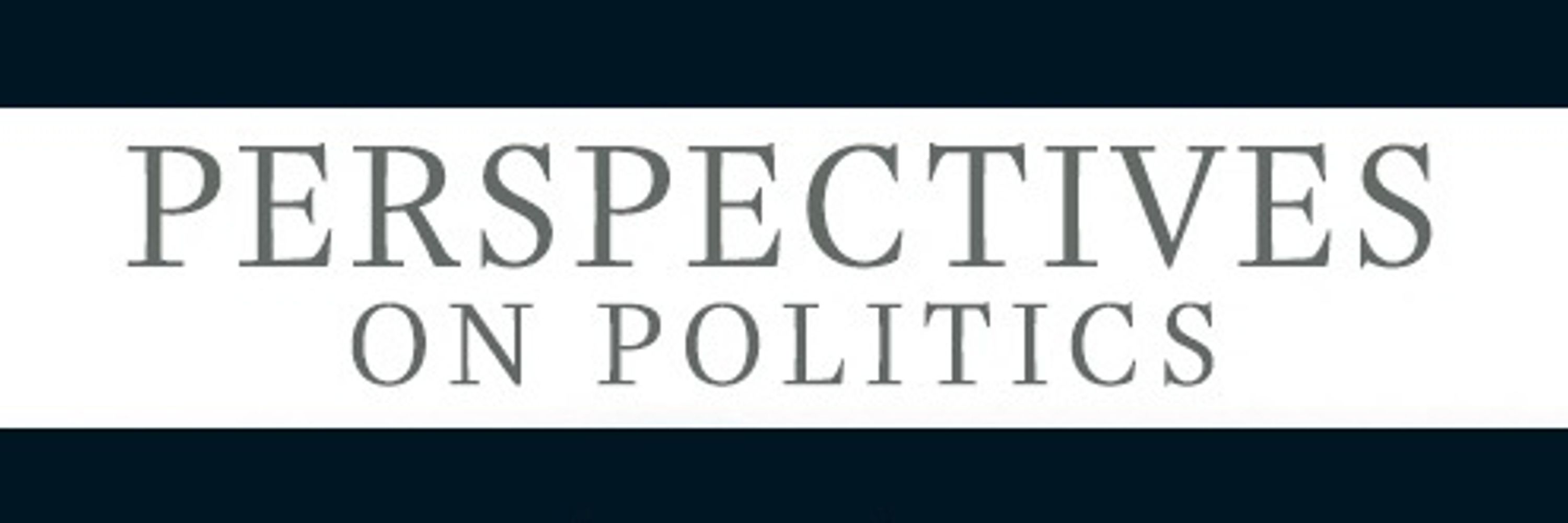 Perspectives on Politics