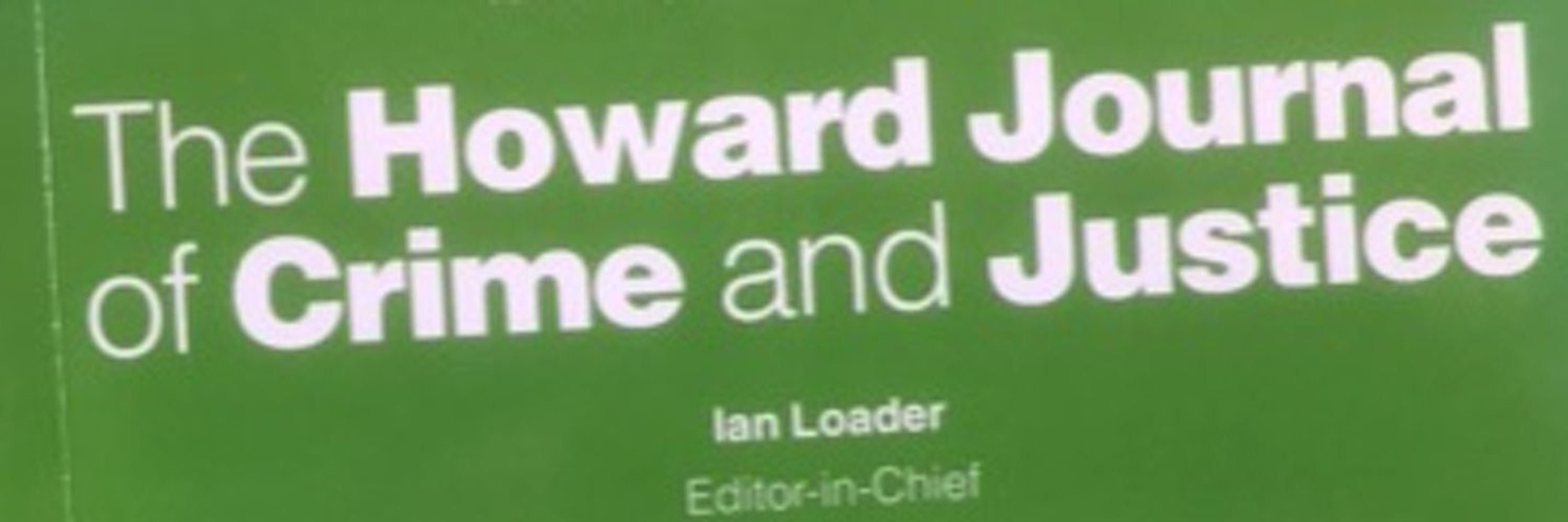 Howard Journal of Crime and Justice Official