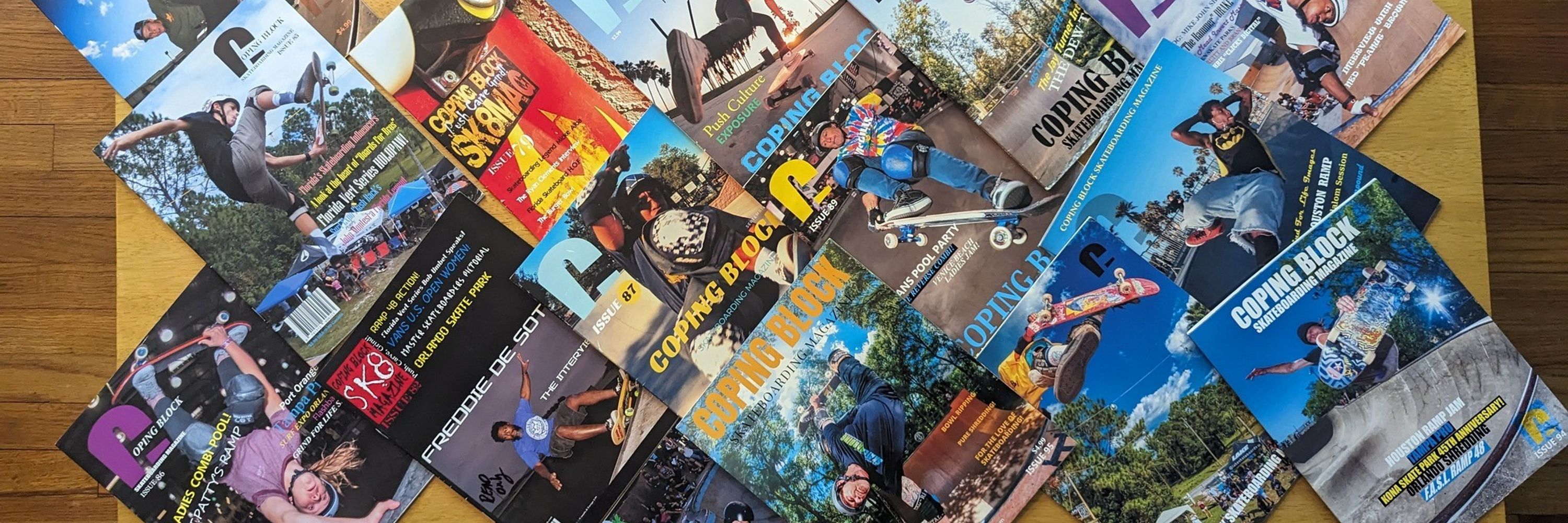 COPING BLOCK SKATEBOARDING MAGAZINE