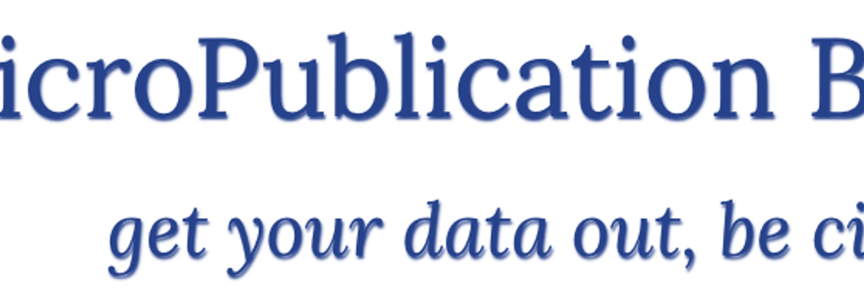 microPublication Biology
