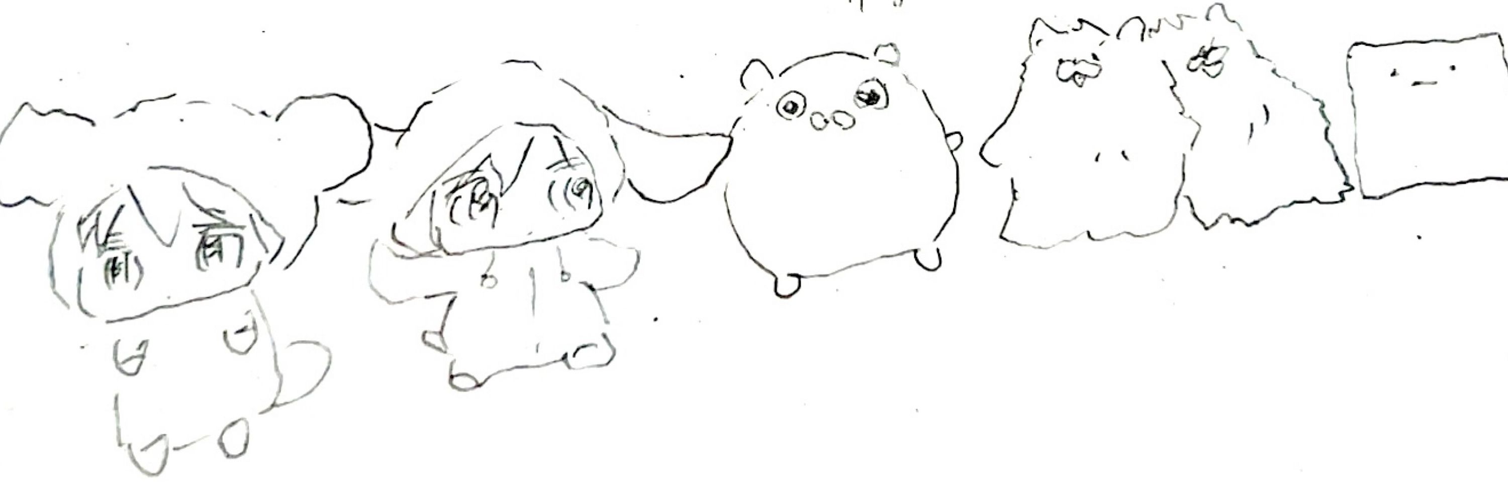 音叉と毛玉