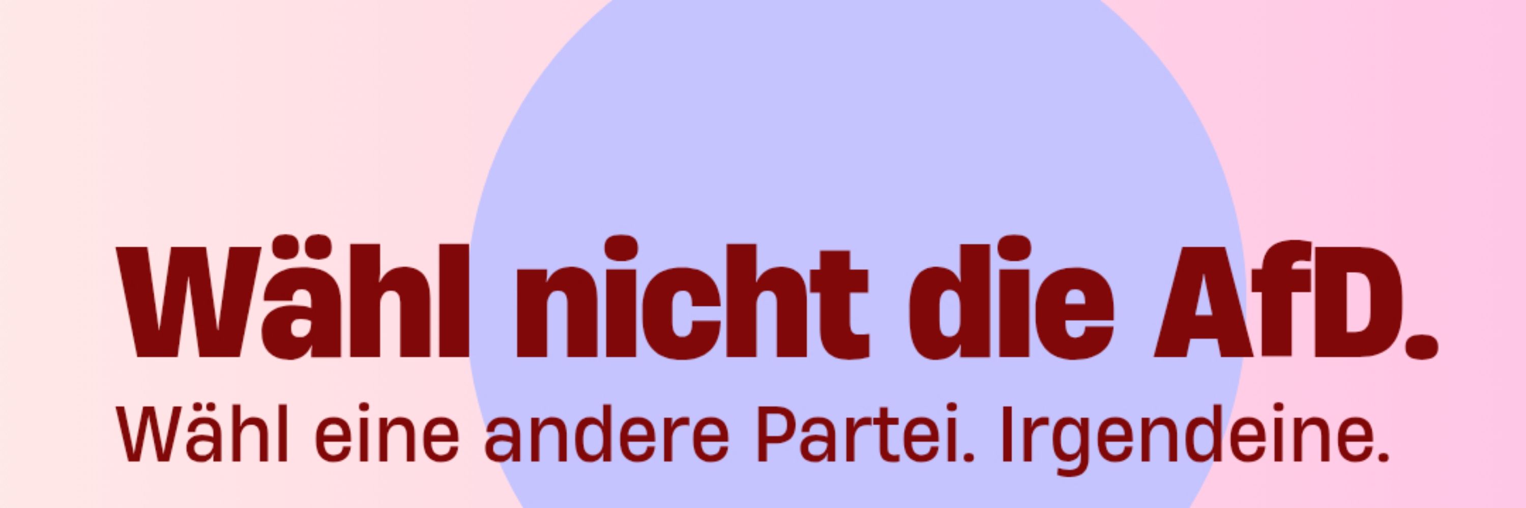 Nein zur AfD!