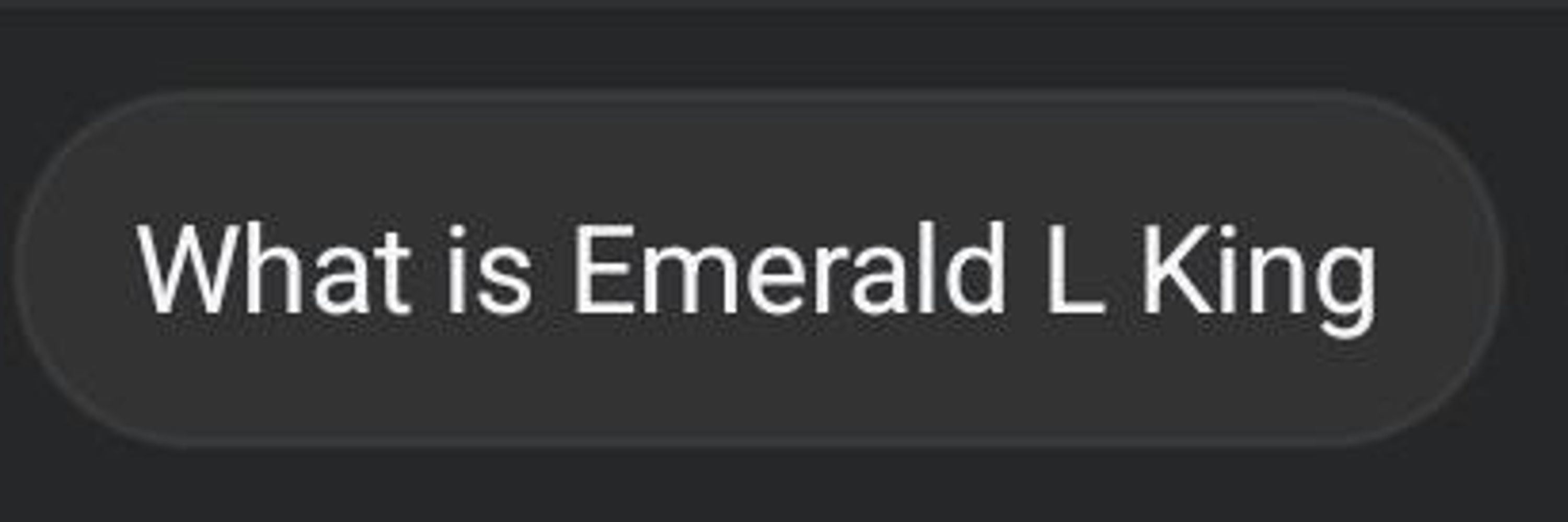 Emerald L King
