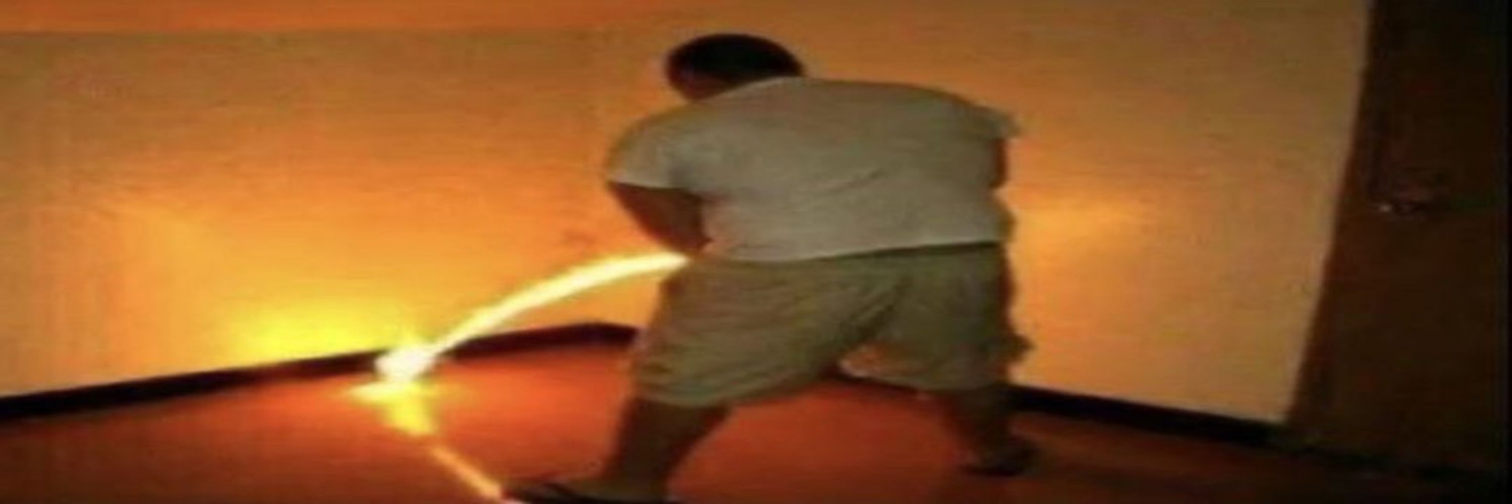 Fire Pissing Man 