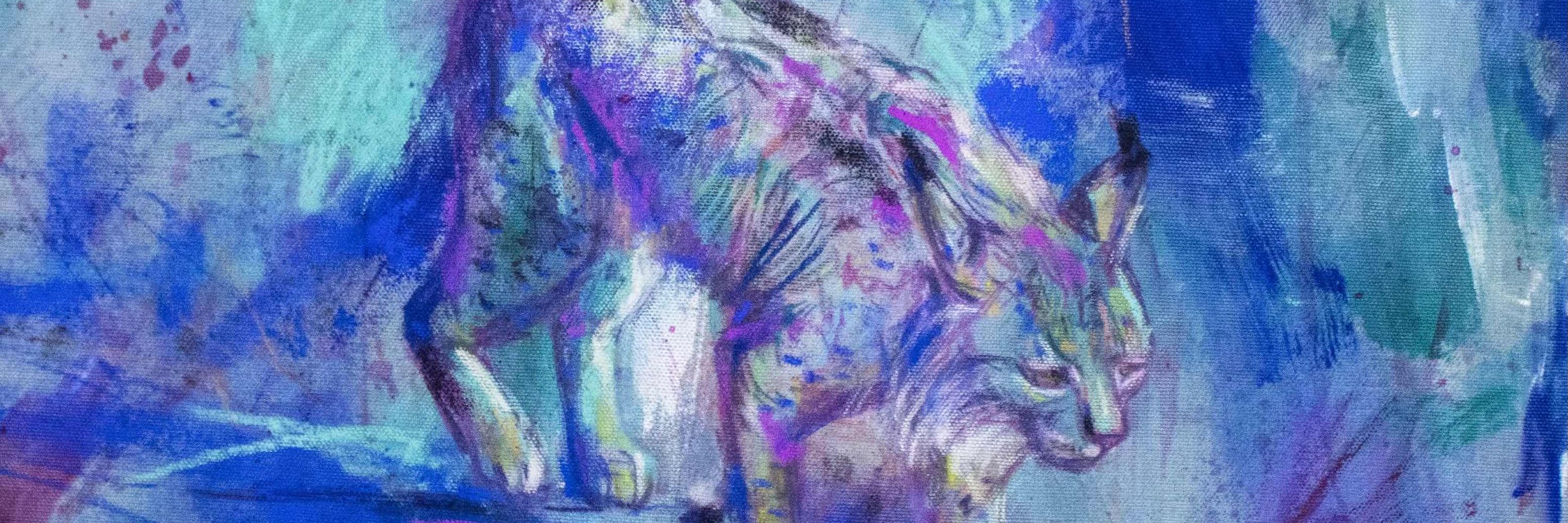 Migration Icebergs Lavender - Lorraine Turner - PER QUARTER METRE Migration Icebergs Lavender - Lorraine Turner - PER QUARTER METRE