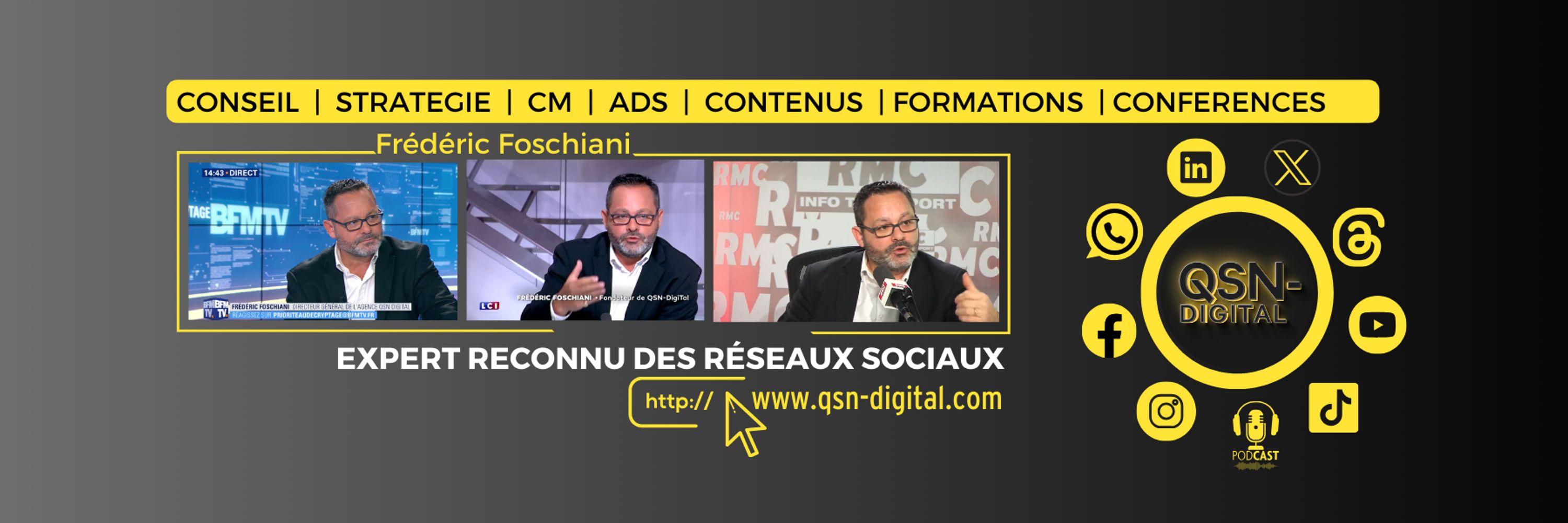 Frédéric Foschiani - Expert réseaux sociaux