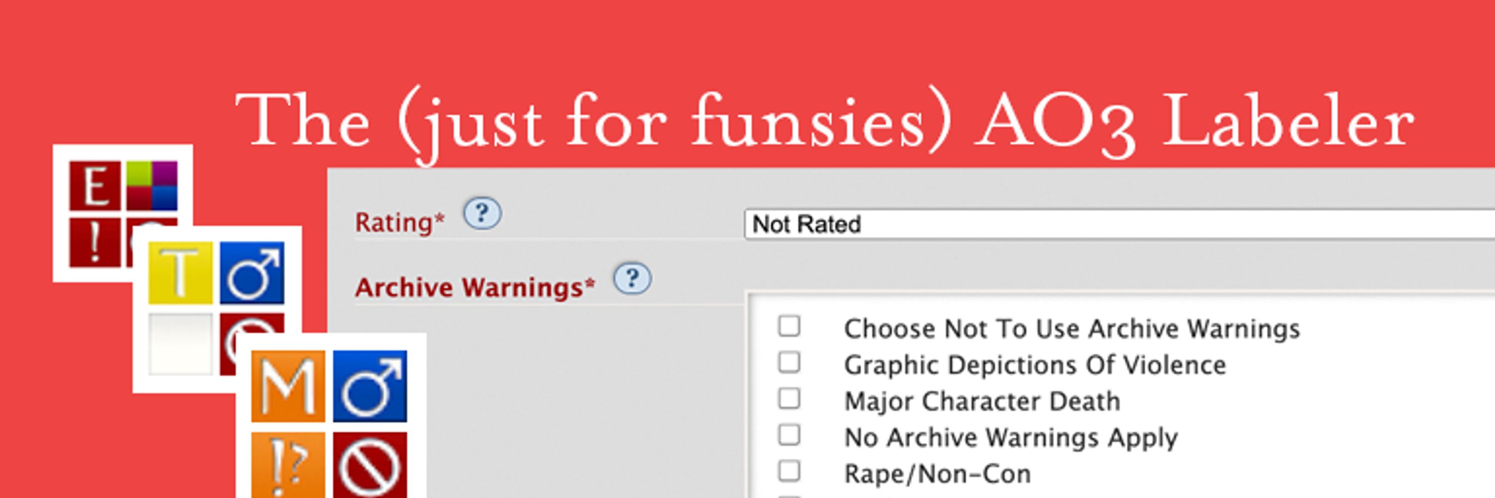 The (just for funsies) AO3 Labeler