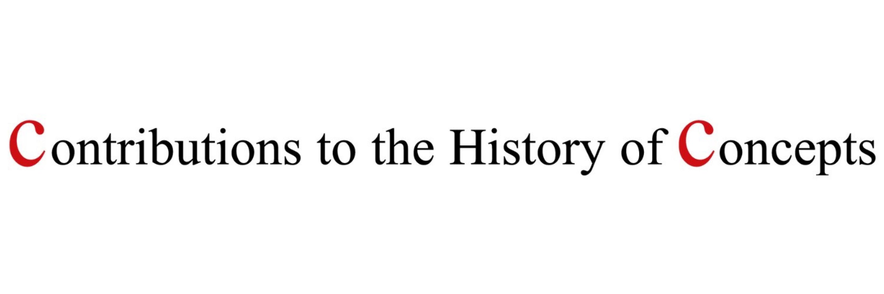 Contributions to the History of Concepts