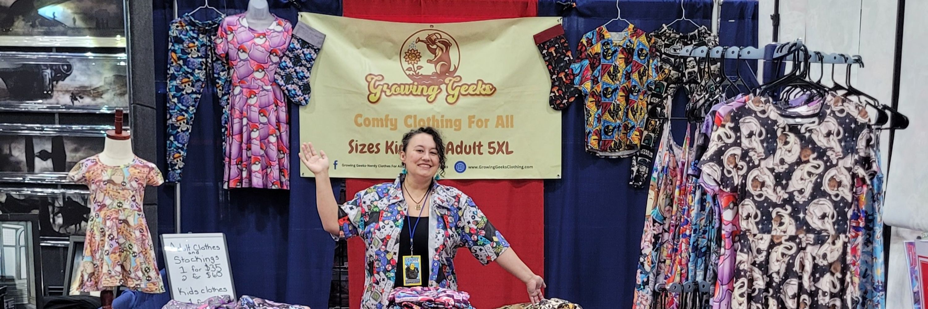 Growing Geeks Clothing ➡️Galaxycon Columbus