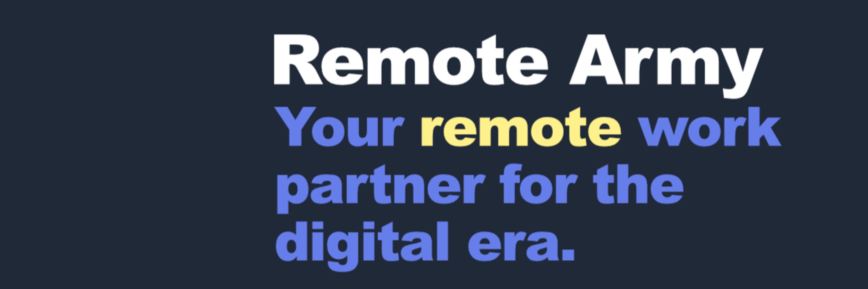 Remote Army