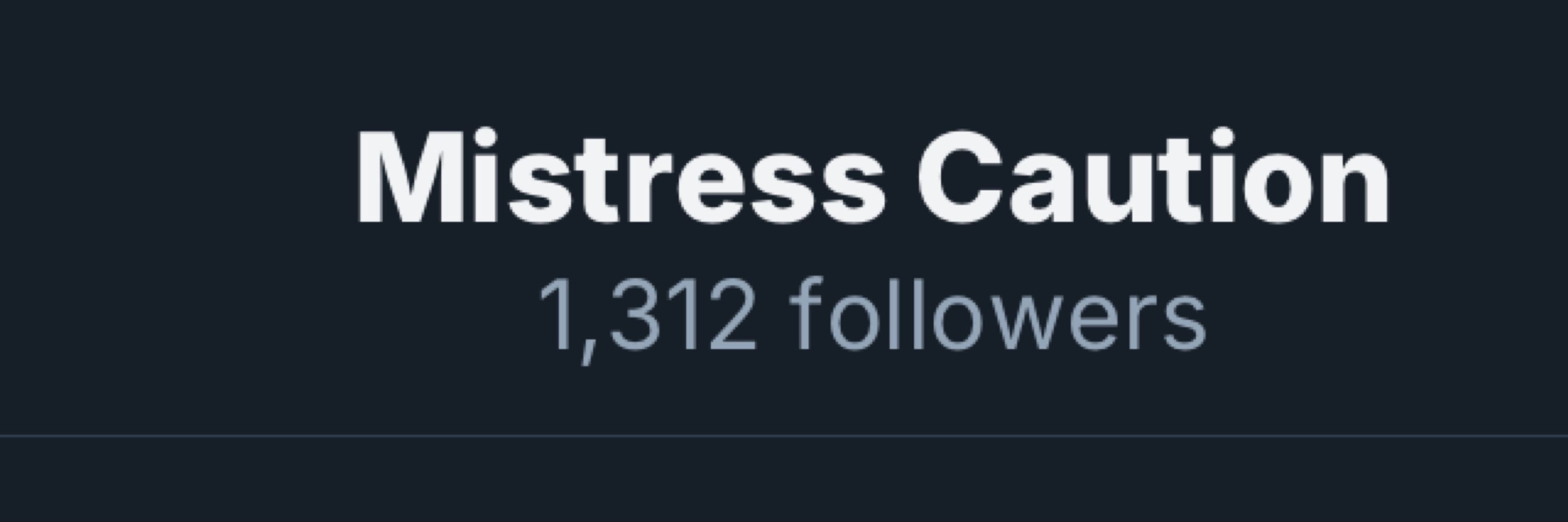 Mistress Caution