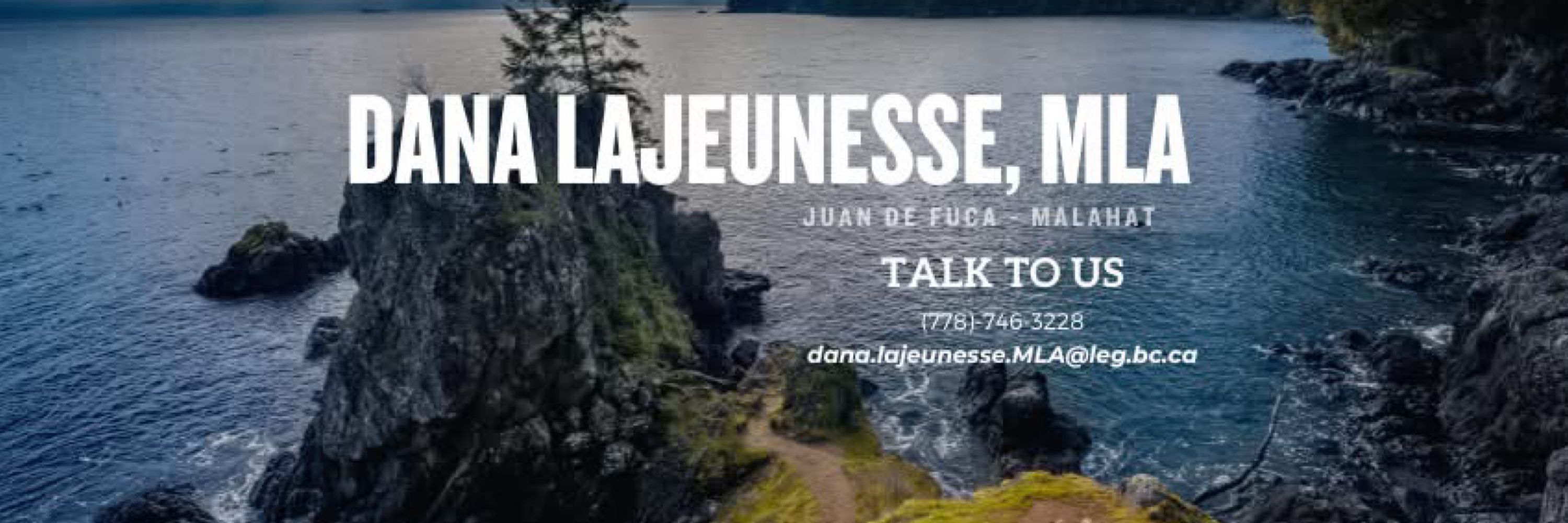 Dana Lajeunesse, MLA Juan de Fuca-Malahat