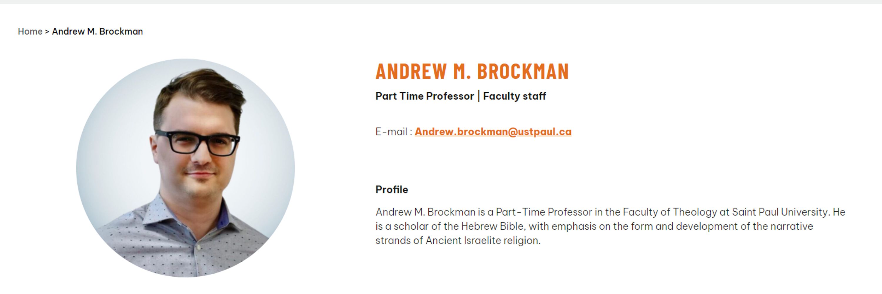 Andrew M. Brockman