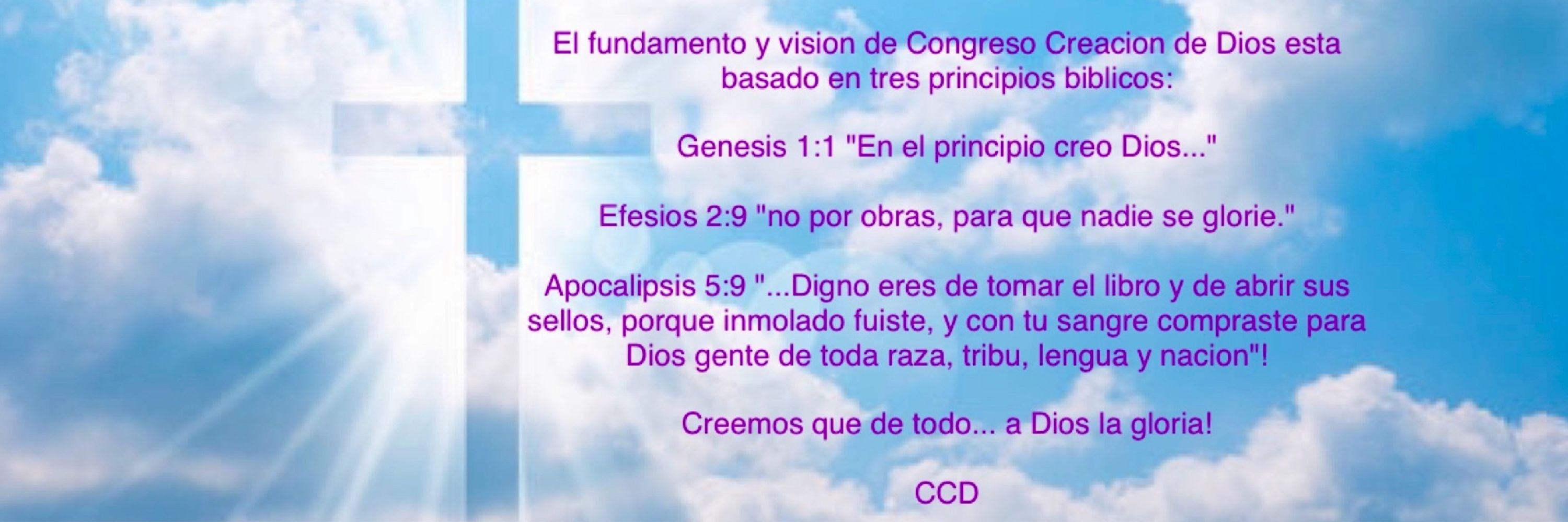 Congreso Creacion de Dios