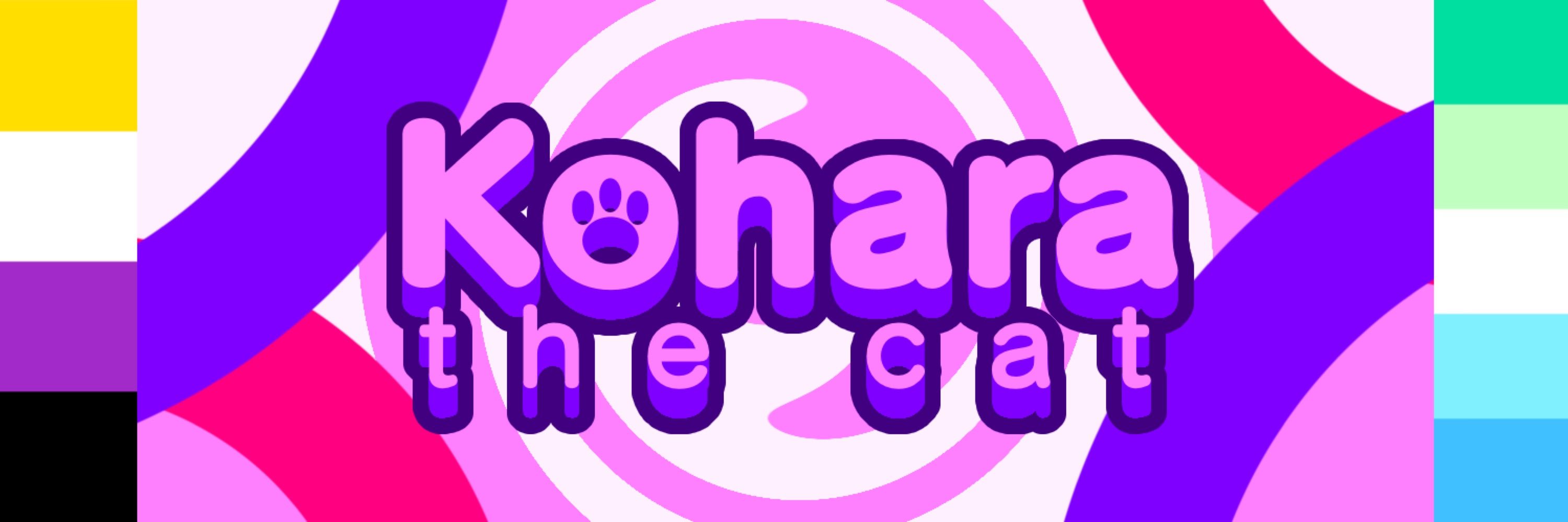 Kohara The Cat 💛🤍🖤💜
