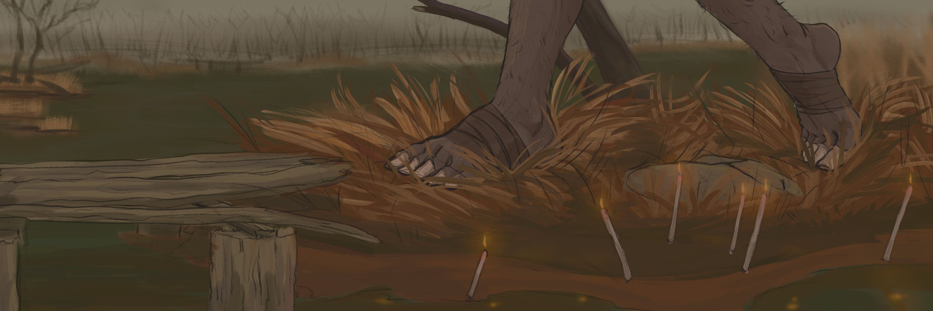 Reeds in the swamp | Болото козы