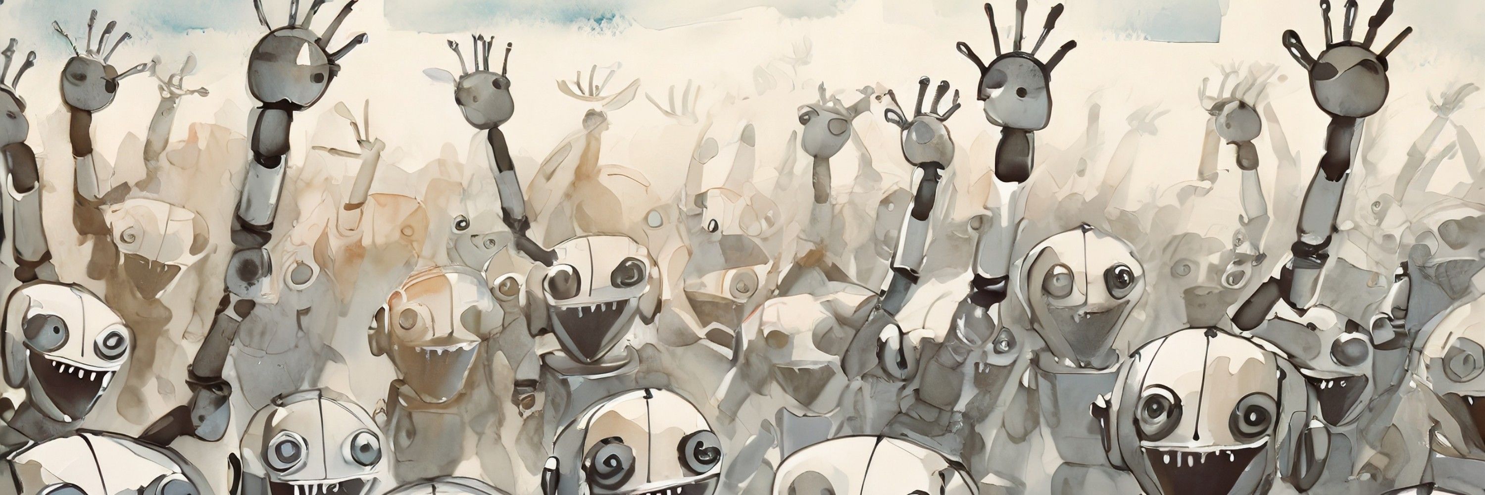 annoyed robot (but mostly happy)