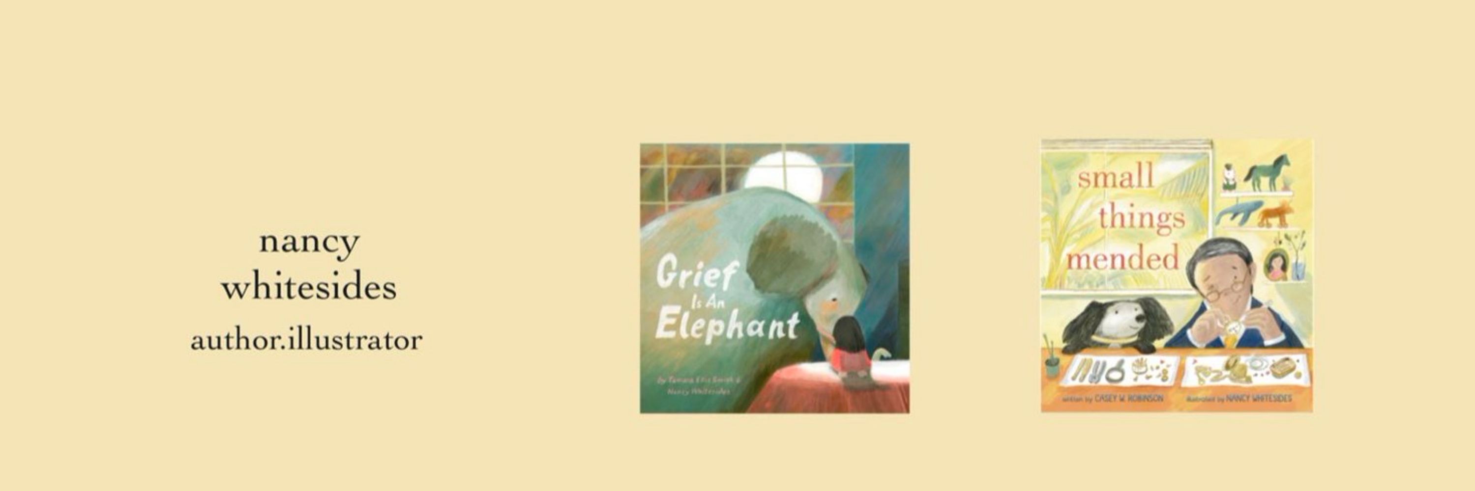 nancyillustrator 🐘GRIEF IS AN ELEPHANT🐘