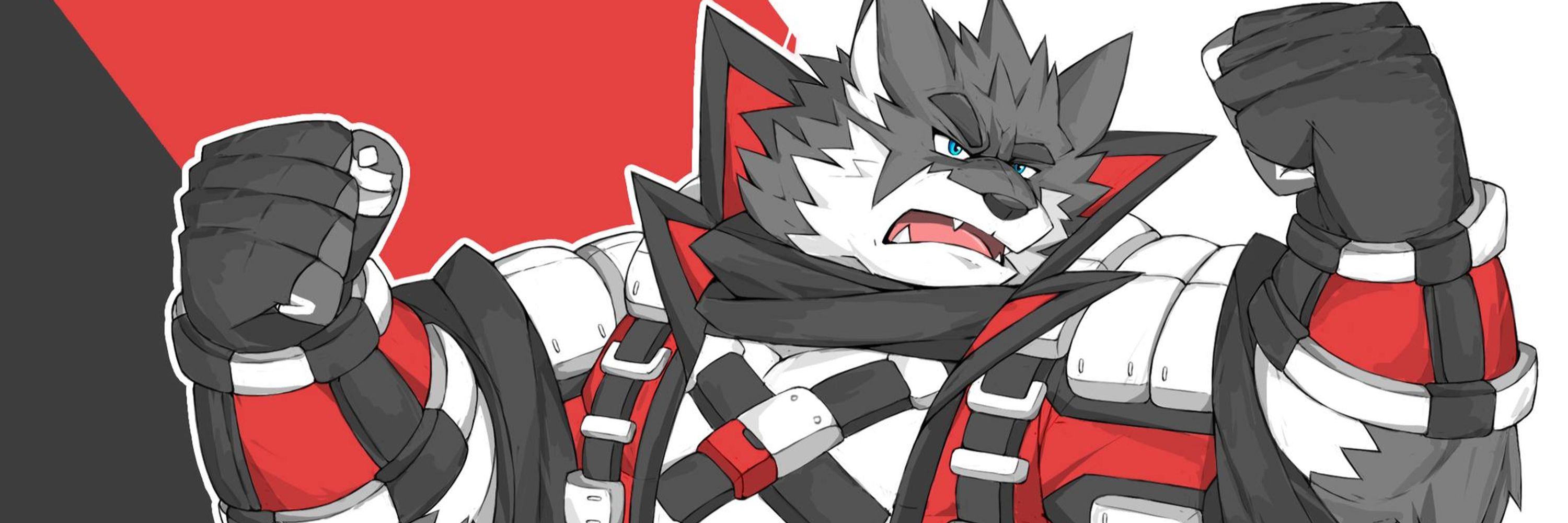 Rouga Steelcrusher 🐺🔴⚪⚫