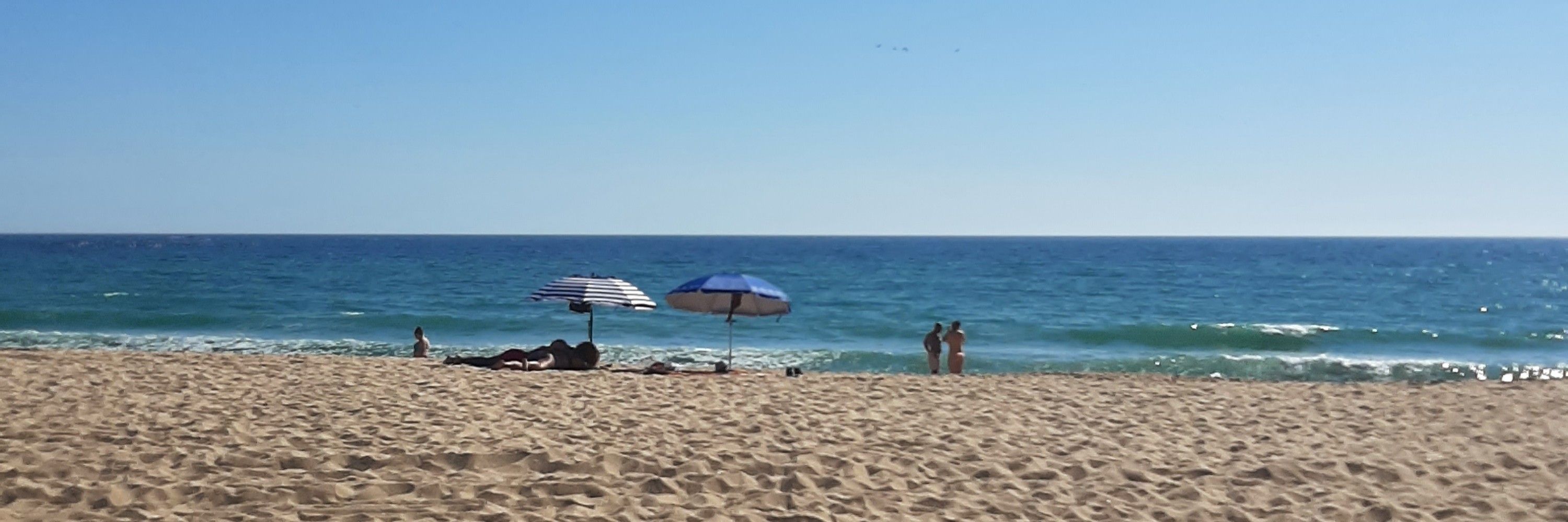 On the beach
