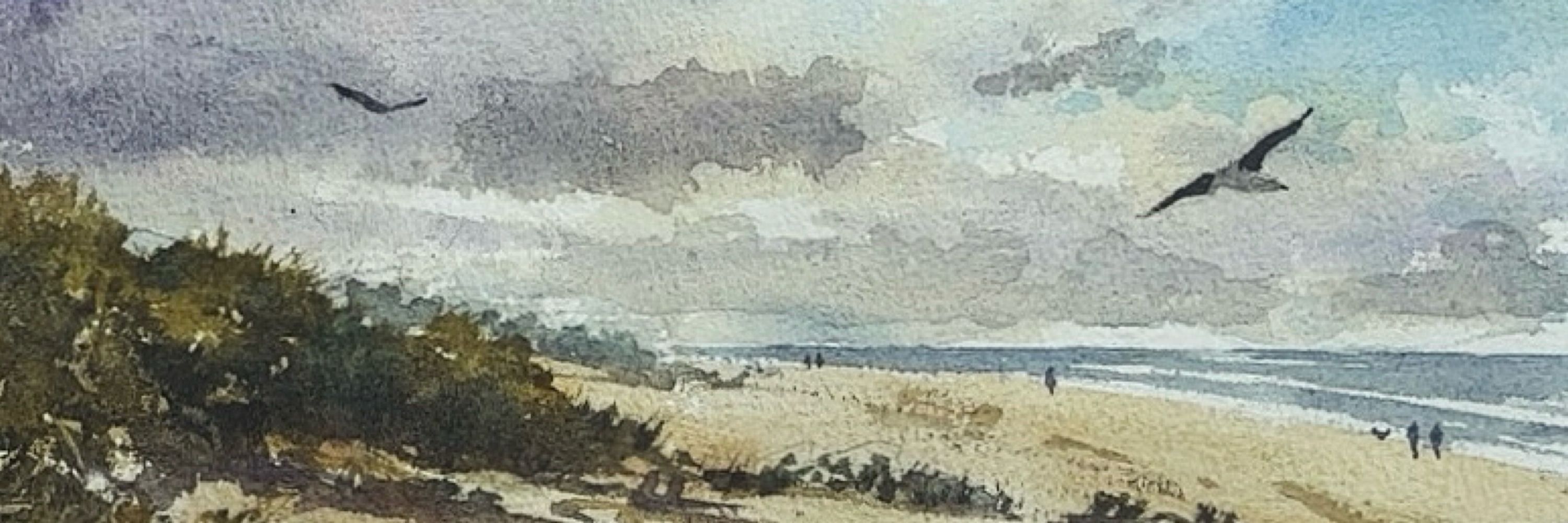 Patrick paints Watercolours