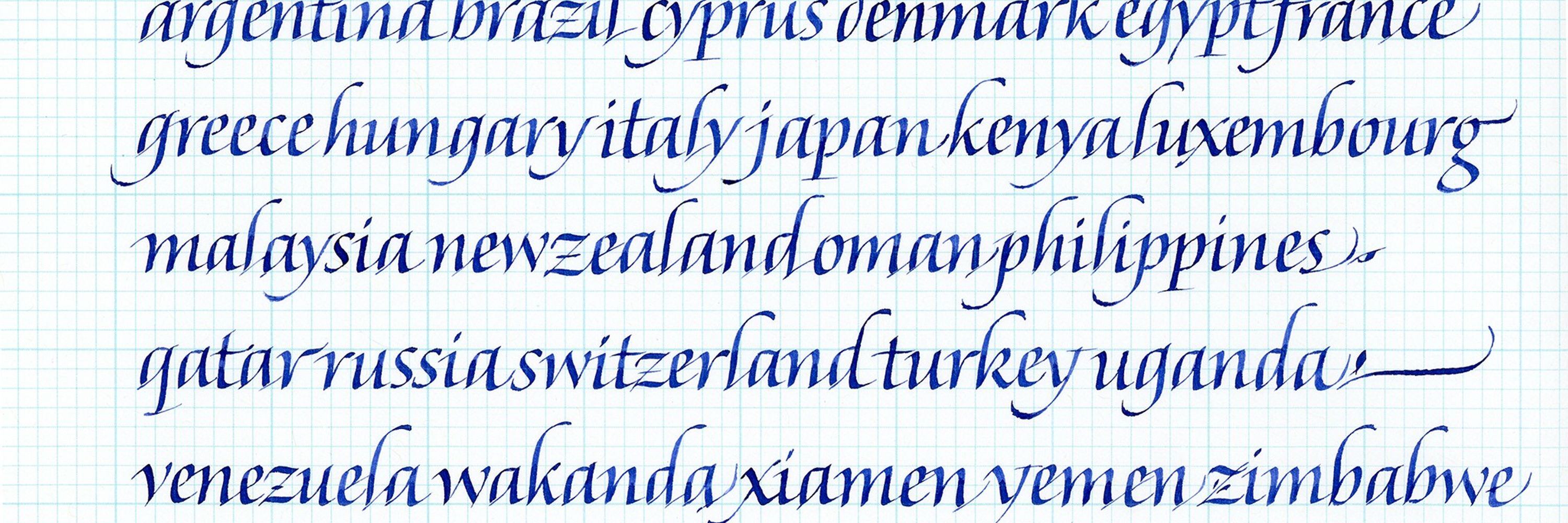 John Stevens, Calligrapher