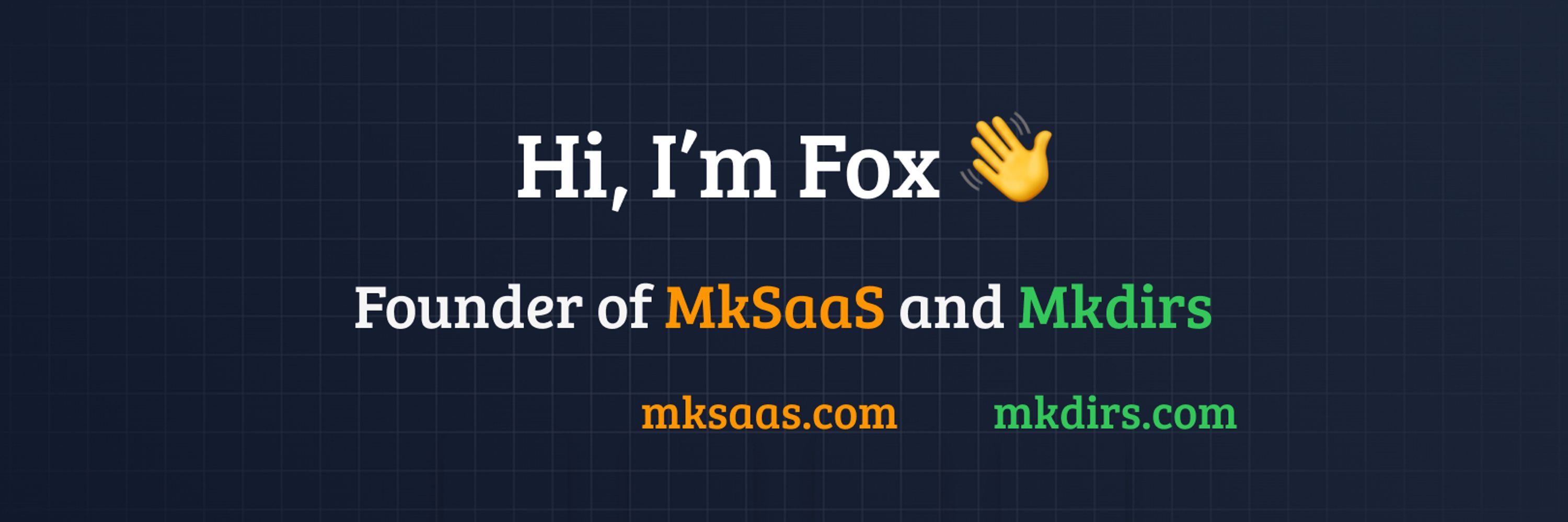 Fox@MkSaaS.com