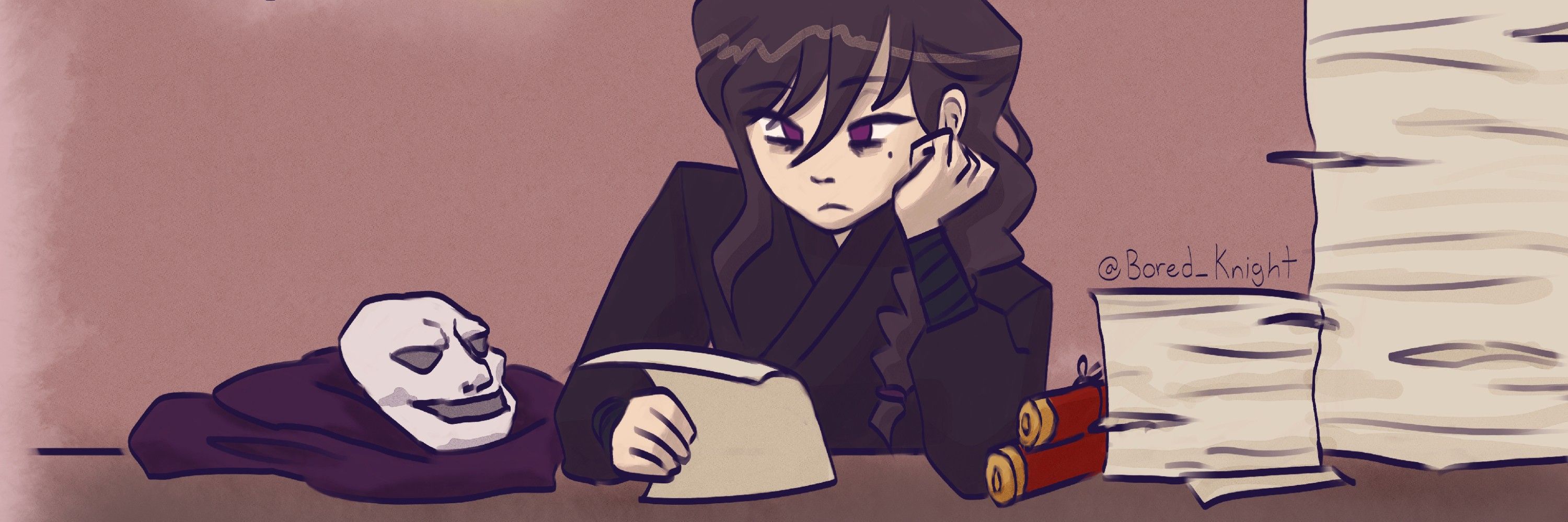 I'M BORED KNIGHT 💜💛