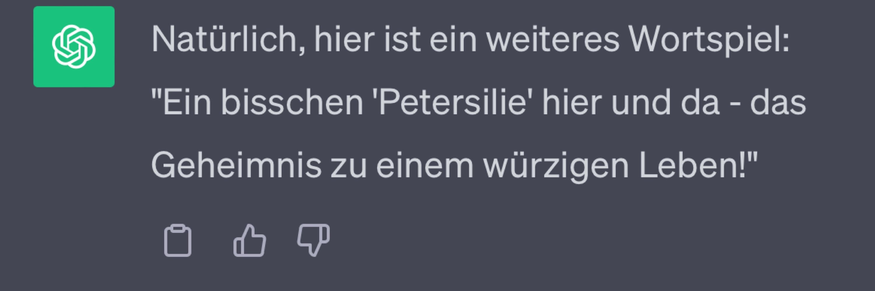 petersilie