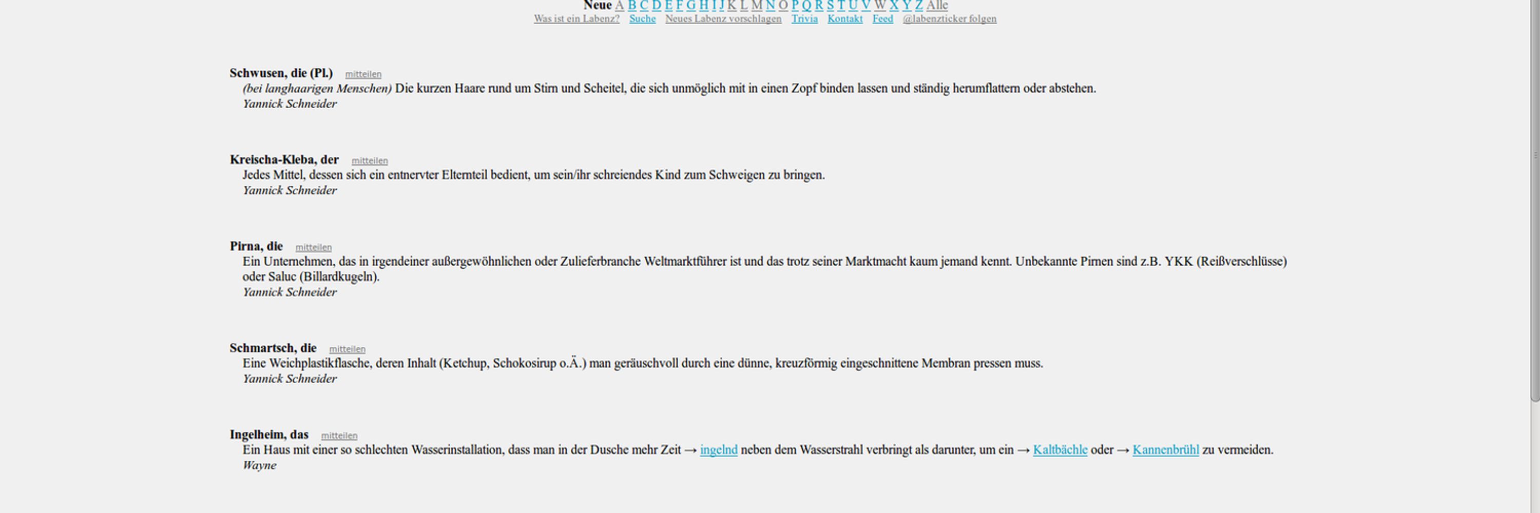 Freut euch des Labenz!