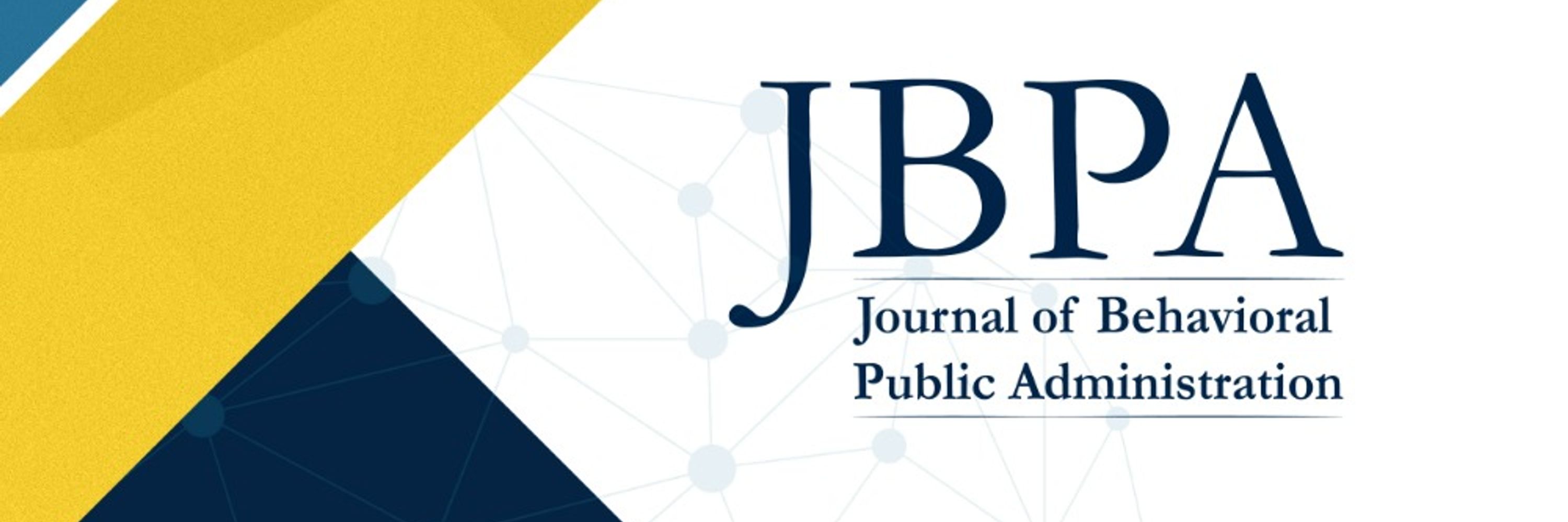 Journal of Behavioral Public Administration