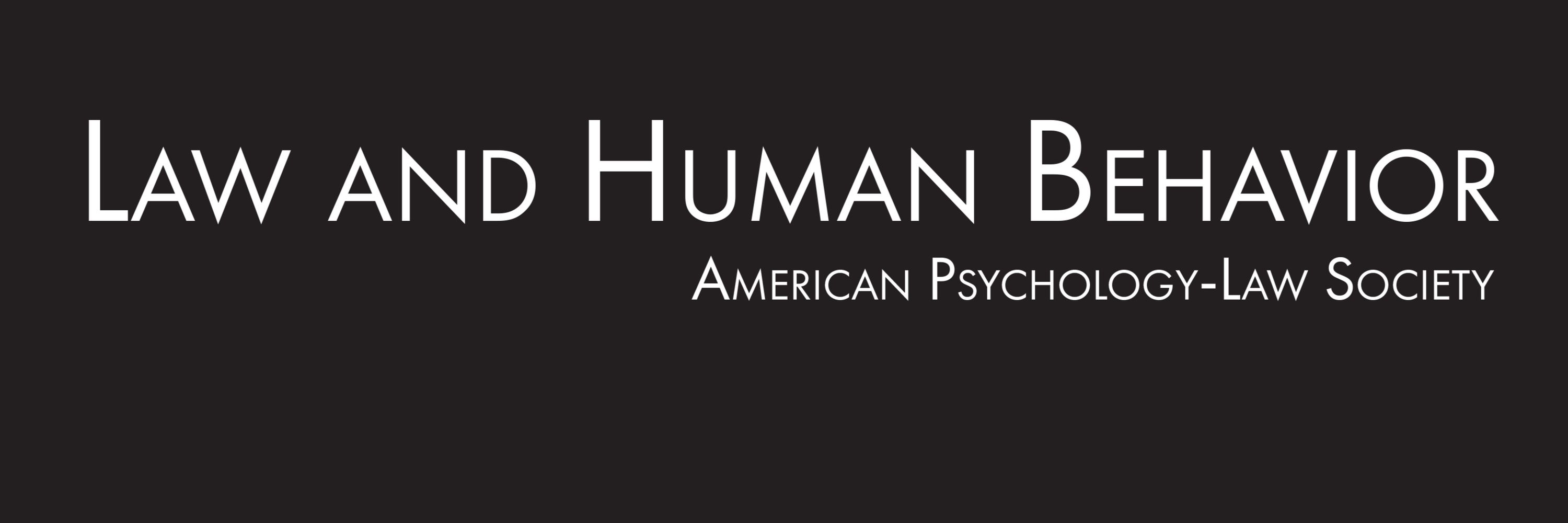 Law and Human Behavior