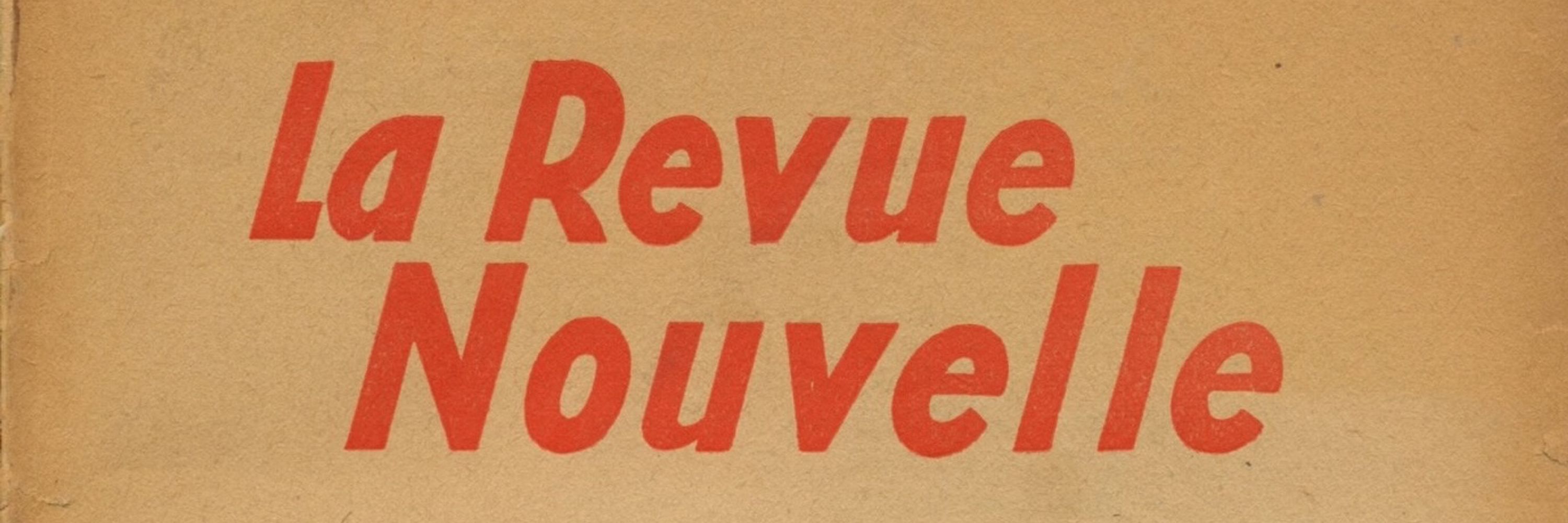 La Revue nouvelle
