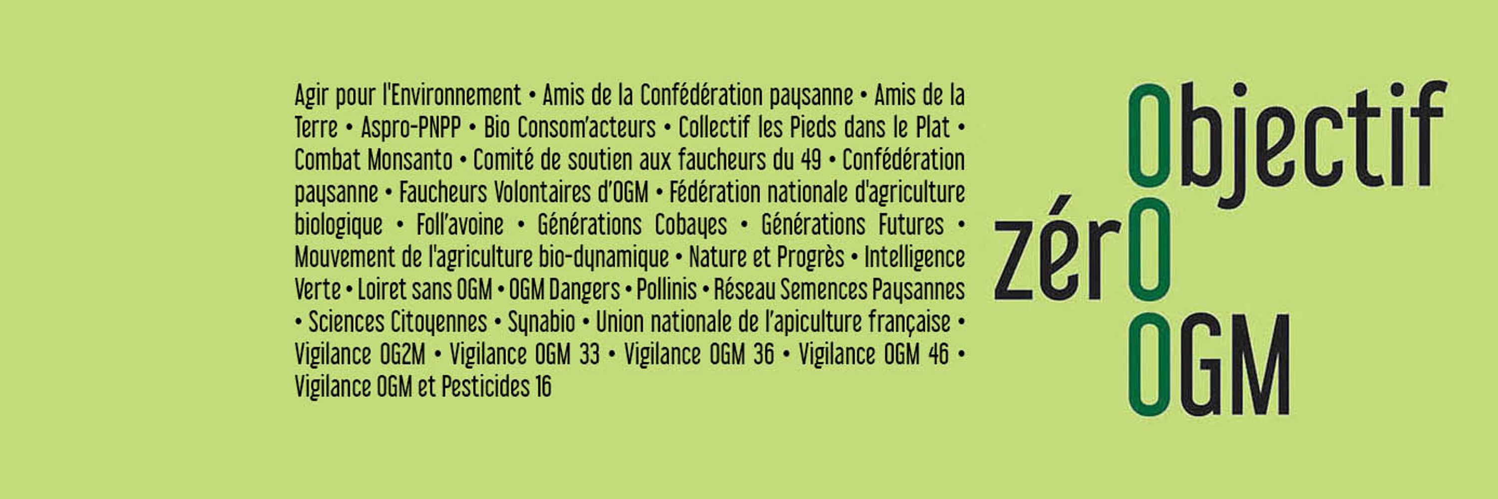 Objectif Zéro OGM