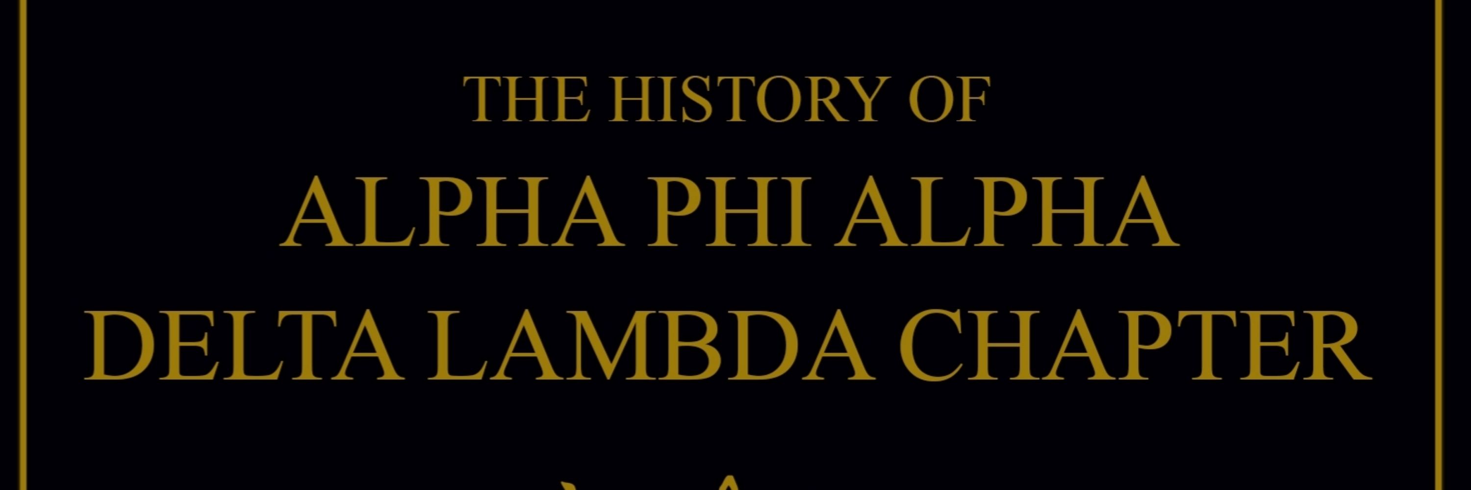 Delta Lambda Chapter