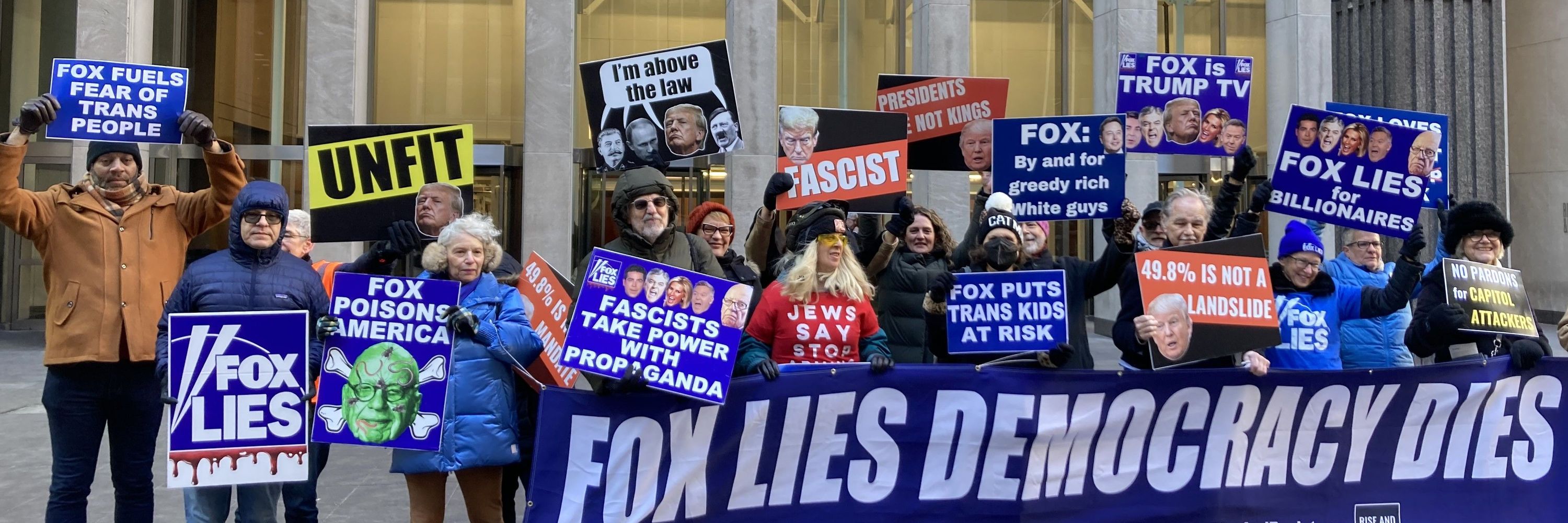  Julie DeLaurier FOX LIES DEMOCRACY DIES