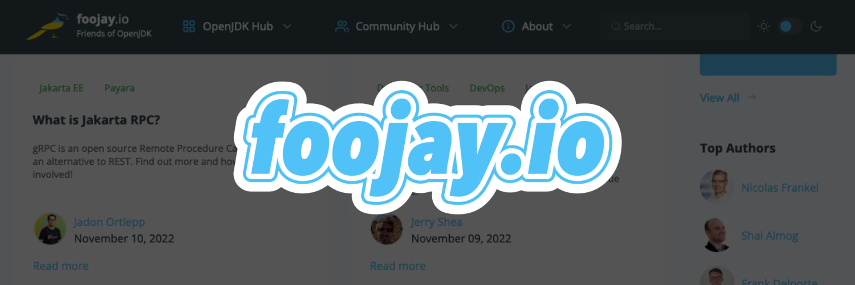 Foojay, the Friends Of OpenJDK