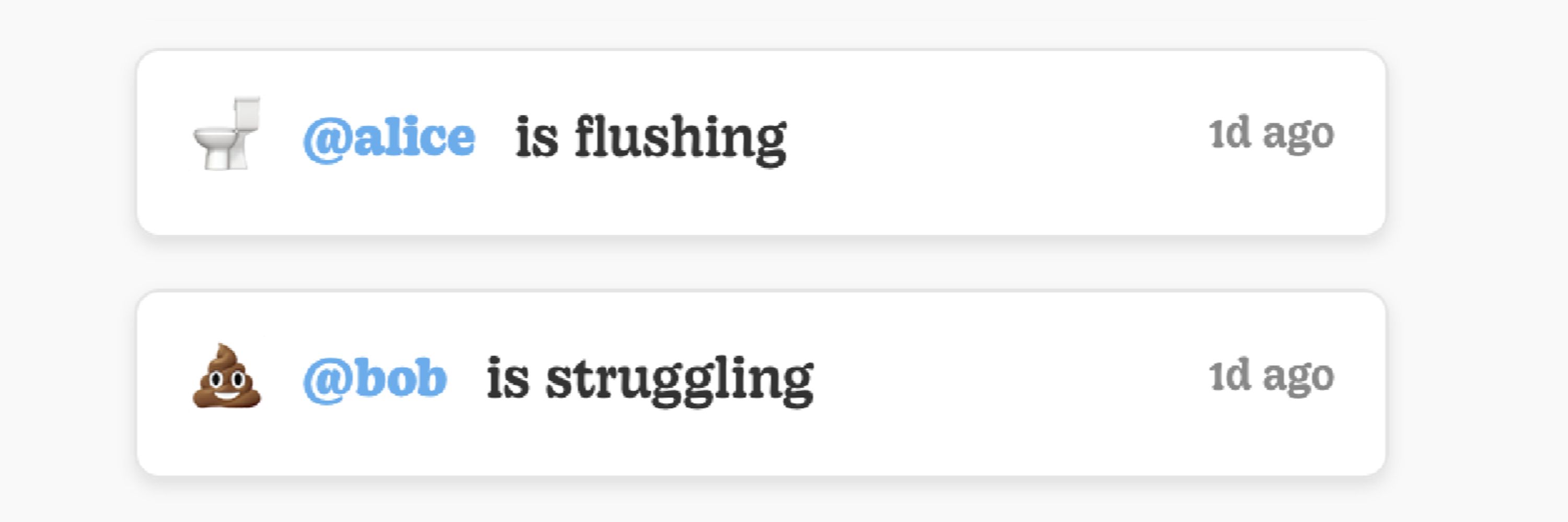 Flushes 🧻