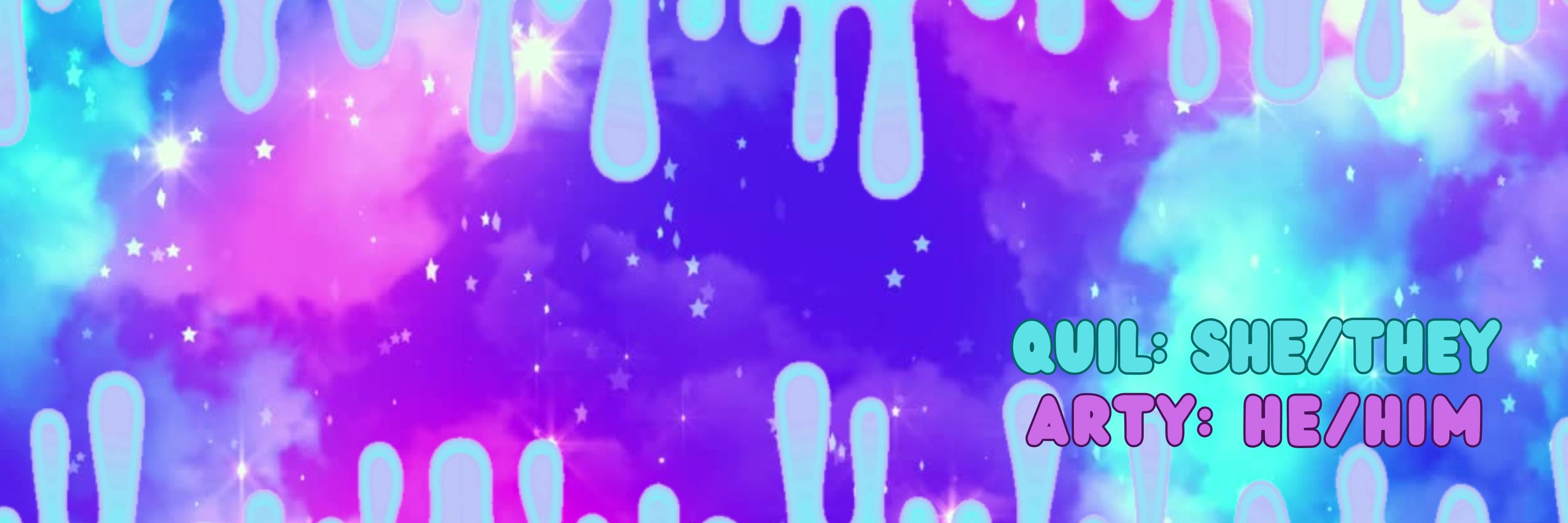 Quil and Artemis CosmicSlimeDuo 