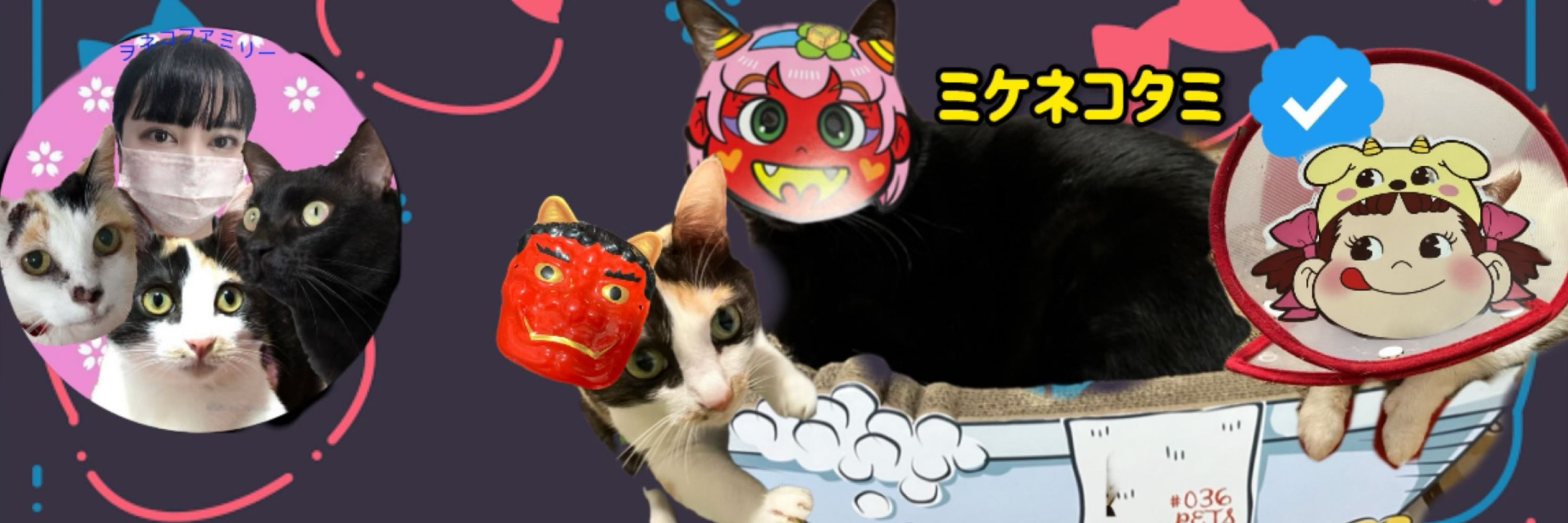 ミケネコタミとヲネコママ